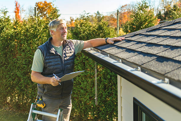 Professional Roofing technician working in Woodacre, CA
